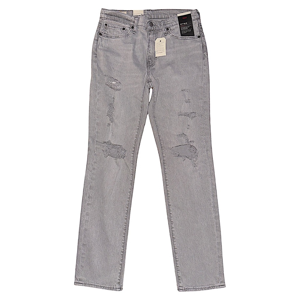 Levi’s Premium 511 Slim Jeans Destroyed Gris